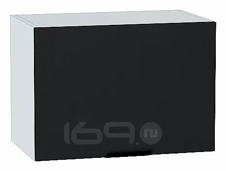 Шкаф верхний горизонтальный Евро Антрацит / Белый 358*500*318