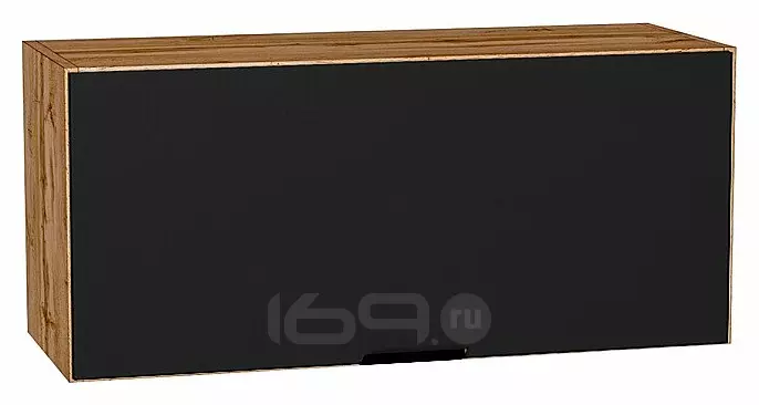 Шкаф верхний горизонтальный Евро Антрацит Дуб Вотан 358*800*318
