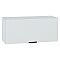 Шкаф верхний горизонтальный Евро Белый / Белый 358*800*318