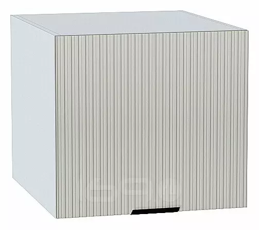 Шкаф верхний горизонтальный Евро Лайн Агат / Белый 460*500*318