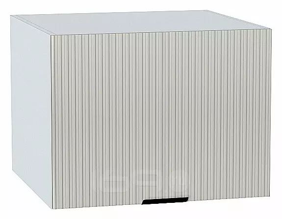 Шкаф верхний горизонтальный Евро Лайн Агат / Белый 460*600*318