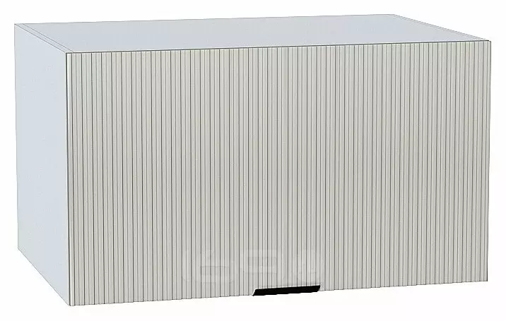 Шкаф верхний горизонтальный Евро Лайн Агат / Белый 460*800*318