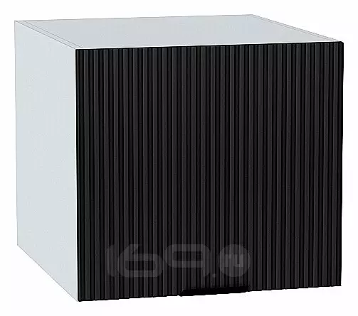 Шкаф верхний горизонтальный Евро Лайн Антрацит / Белый 460*500*318