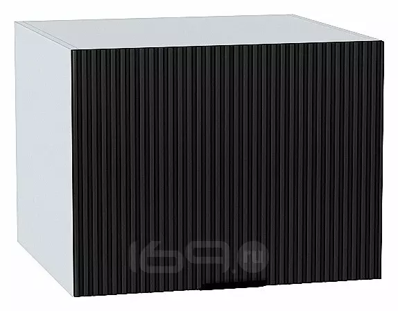 Шкаф верхний горизонтальный Евро Лайн Антрацит / Белый 460*600*318