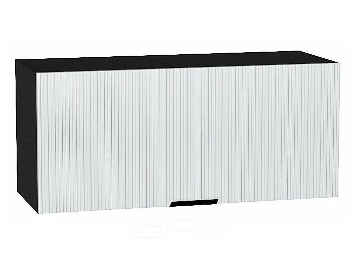 Шкаф верхний горизонтальный Евро Лайн Белый / Graphite 358*800*318