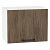 Шкаф верхний горизонтальный Флэт Brown Casella Oak 2S/Белый 358*450*318