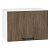 Шкаф верхний горизонтальный Флэт Brown Casella Oak 2S/Белый 358*500*318