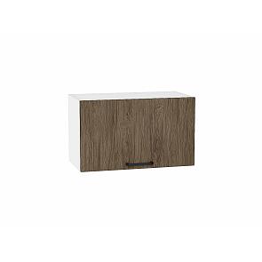 Шкаф верхний горизонтальный Флэт Brown Casella Oak 2S/Белый 358*600*318
