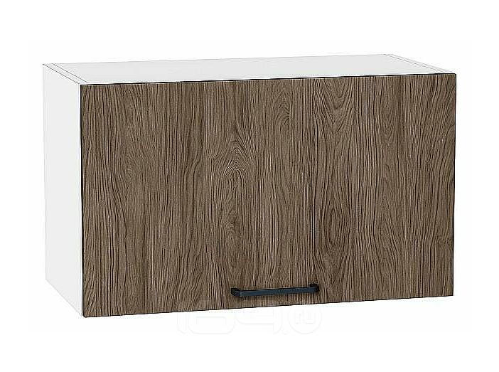Шкаф верхний горизонтальный Флэт Brown Casella Oak 2S/Белый 358*600*318