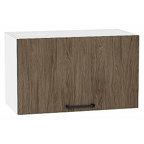 Шкаф верхний горизонтальный Флэт Brown Casella Oak 2S/Белый 358*600*318