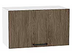 Шкаф верхний горизонтальный Флэт Brown Casella Oak 2S/Белый 358*600*318