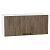 Шкаф верхний горизонтальный Флэт Brown Casella Oak 2S/Белый 358*800*318
