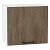 Шкаф верхний горизонтальный Флэт Brown Casella Oak 2S/Белый 458*500*318