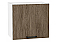 Шкаф верхний горизонтальный Флэт Brown Casella Oak 2S/Белый 458*500*318