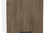 Шкаф верхний горизонтальный Флэт Brown Casella Oak 2S/Белый 458*500*318