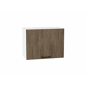 Шкаф верхний горизонтальный Флэт Brown Casella Oak 2S/Белый 458*600*318