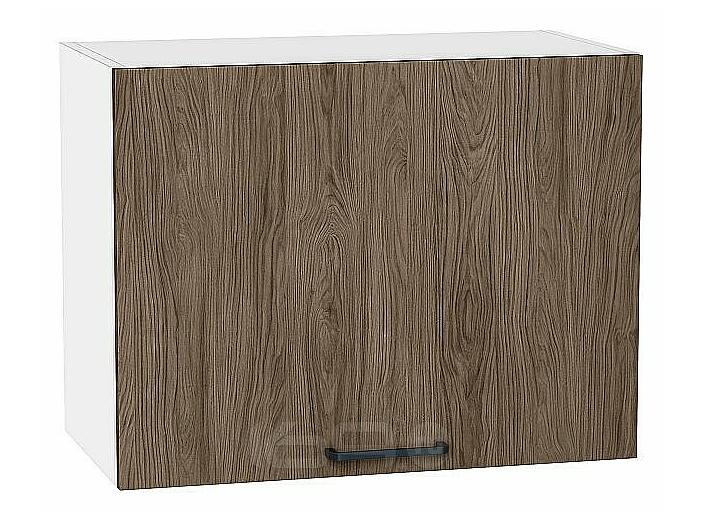 Шкаф верхний горизонтальный Флэт Brown Casella Oak 2S/Белый 458*600*318