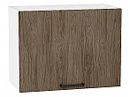Шкаф верхний горизонтальный Флэт Brown Casella Oak 2S/Белый 458*600*318