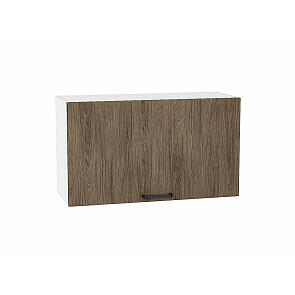 Шкаф верхний горизонтальный Флэт Brown Casella Oak 2S/Белый 458*800*318