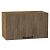 Шкаф верхний горизонтальный Флэт Brown Casella Oak 2S/Дуб Вотан 358*600*318
