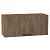Шкаф верхний горизонтальный Флэт Brown Casella Oak 2S/Дуб Вотан 358*800*318