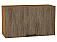 Шкаф верхний горизонтальный Флэт Brown Casella Oak 2S/Дуб Вотан 458*800*318