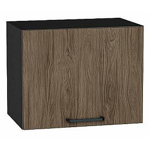 Шкаф верхний горизонтальный Флэт Brown Casella Oak 2S/Graphite 358*450*318