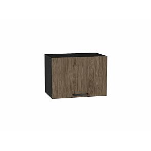 Шкаф верхний горизонтальный Флэт Brown Casella Oak 2S/Graphite 358*500*318