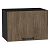 Шкаф верхний горизонтальный Флэт Brown Casella Oak 2S/Graphite 358*500*318