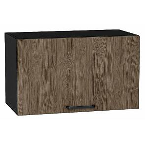 Шкаф верхний горизонтальный Флэт Brown Casella Oak 2S/Graphite 358*600*318