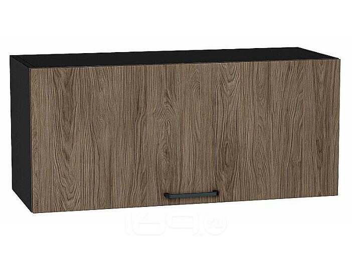 Шкаф верхний горизонтальный Флэт Brown Casella Oak 2S/Graphite 358*800*318