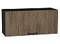 Шкаф верхний горизонтальный Флэт Brown Casella Oak 2S/Graphite 358*800*318