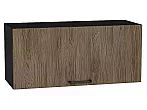 Шкаф верхний горизонтальный Флэт Brown Casella Oak 2S/Graphite 358*800*318