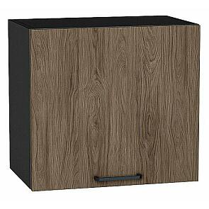 Шкаф верхний горизонтальный Флэт Brown Casella Oak 2S/Graphite 458*500*318