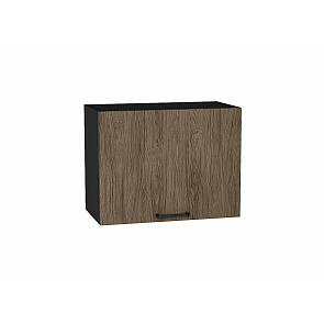 Шкаф верхний горизонтальный Флэт Brown Casella Oak 2S/Graphite 458*600*318