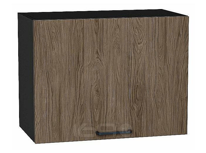 Шкаф верхний горизонтальный Флэт Brown Casella Oak 2S/Graphite 458*600*318