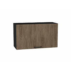 Шкаф верхний горизонтальный Флэт Brown Casella Oak 2S/Graphite 458*800*318