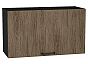 Шкаф верхний горизонтальный Флэт Brown Casella Oak 2S/Graphite 458*800*318