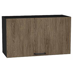 Шкаф верхний горизонтальный Флэт Brown Casella Oak 2S/Graphite 458*800*318
