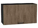 Шкаф верхний горизонтальный Флэт Brown Casella Oak 2S/Graphite 458*800*318