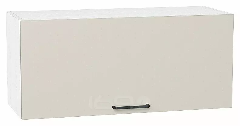 Шкаф верхний горизонтальный Флэт Cashmere In 2S/Белый 358*800*318