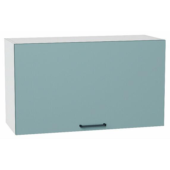 Шкаф верхний горизонтальный Флэт Grey-green In 2S/Белый 460*800*318