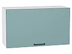 Шкаф верхний горизонтальный Флэт Grey-green In 2S/Белый 460*800*318