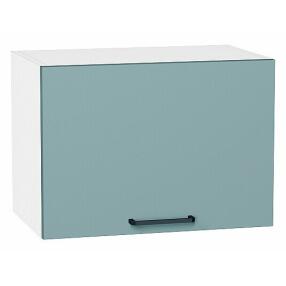 Шкаф верхний горизонтальный Флэт Grey-green In 2S/Белый 358*500*318