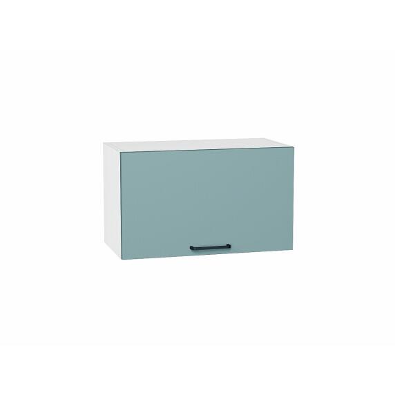 Шкаф верхний горизонтальный Флэт Grey-green In 2S/Белый 358*600*318