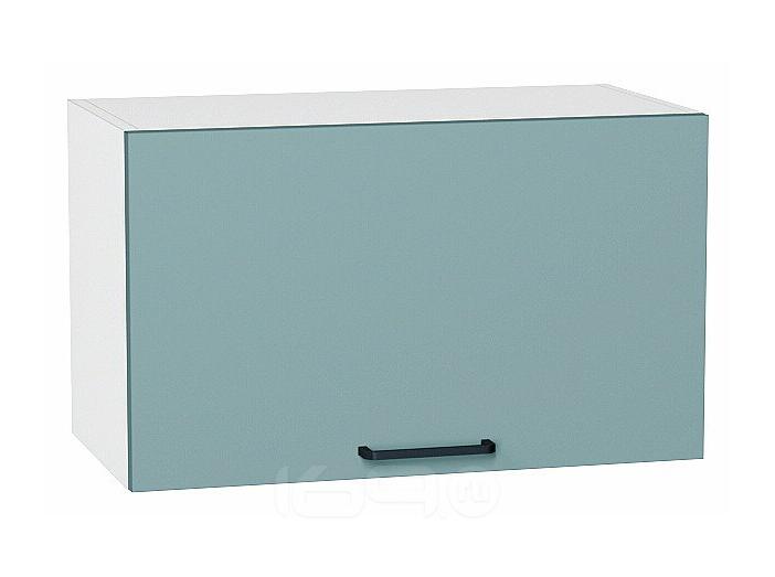 Шкаф верхний горизонтальный Флэт Grey-green In 2S/Белый 358*600*318