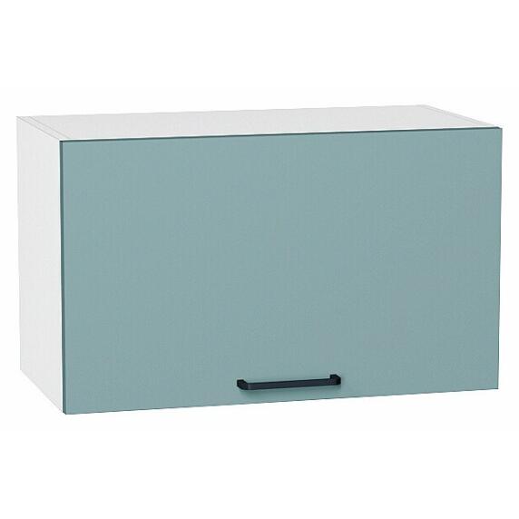 Шкаф верхний горизонтальный Флэт Grey-green In 2S/Белый 358*600*318