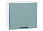 Шкаф верхний горизонтальный Флэт Grey-green In 2S/Белый 460*500*318