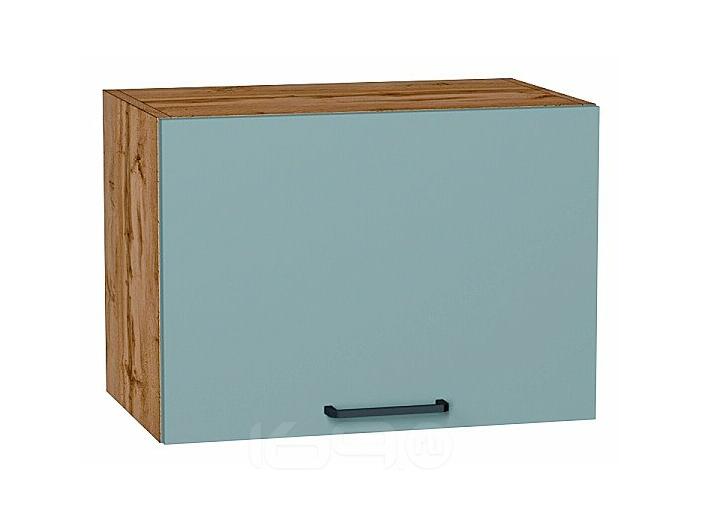 Шкаф верхний горизонтальный Флэт Grey-green In 2S/Дуб Вотан 358*500*318