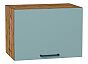 Шкаф верхний горизонтальный Флэт Grey-green In 2S/Дуб Вотан 358*500*318